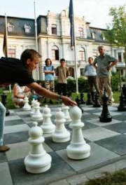 Spielzone: Schachspiel im Freien,
                      Bildungsnetzwerk Magdeburg