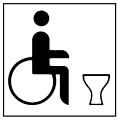 Behinderten-WC Signet 1