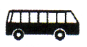 Verkehrszeichen: Symbol Kleinbus (kleiner
                      Gesellschaftswagen)