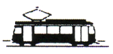 Verkehrszeichen: Symbol Tram /
              Strassenbahn