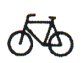Symbole sind Elemente der
                                  Verkehrszeichen, z.B. ein Velo /
                                  Fahrrad
