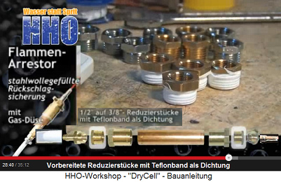 Reduzierst�cke sind mit
                        Teflonband als Dichtung vorbereitet