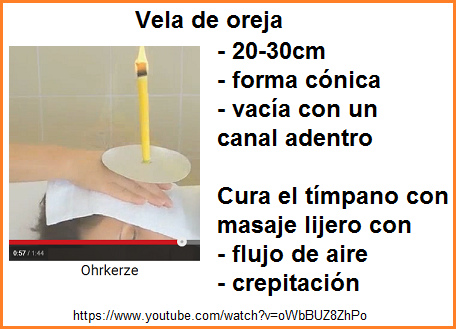 Vela de oreja en la oreja con
            protectores con texto