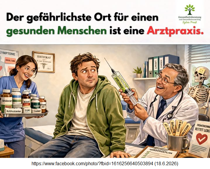 Pharma-Gesundheitswesen am 18.6.2026: Arzt soll
gefährlich sein? Pharma-Gesundheitswesen am
18.6.2026: Arzt soll gefährlich sein?