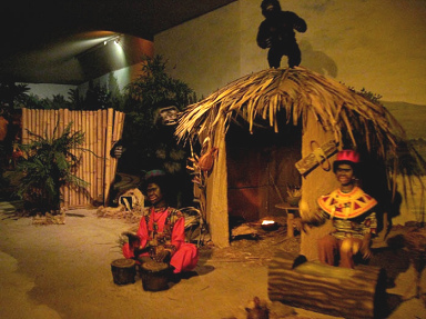 Tren de temas
en Ibbenbueren 04, escena con tambores de
África Tren de temas en Ibbenbueren 04, escena
con tambores de África